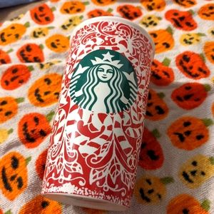 2016 Starbucks Christmas Ceramic Travel Cup With Lid